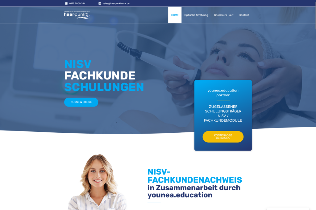 Haarpunkt NiSV - Medizinisch Website
